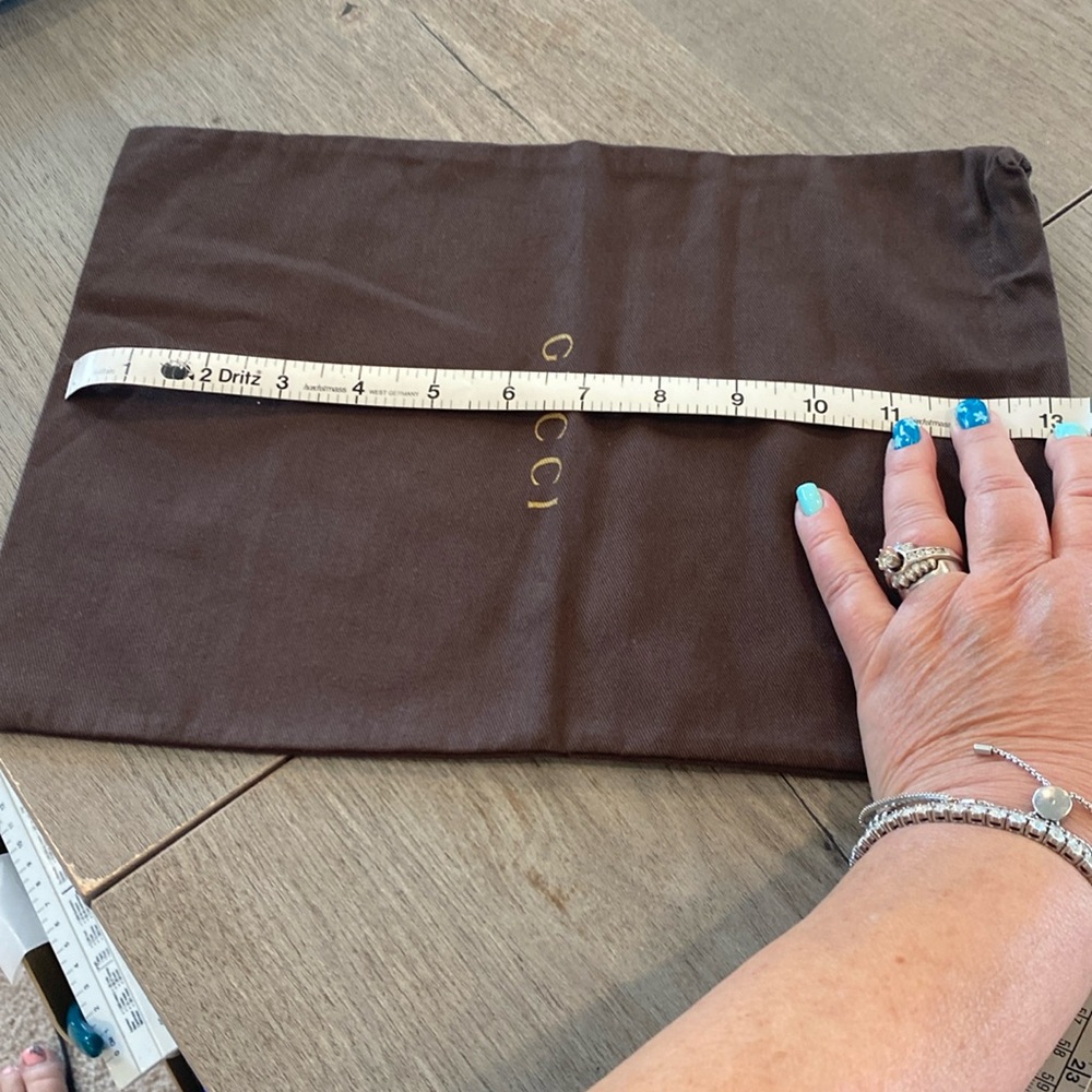 Brown Gucci Small Drawstring Dustbag Suitable For… - image 5